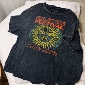 Solstice Festival Tour 1990 Cropped Tee